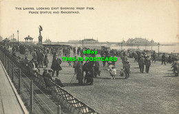 R587198 Lawns. Looking East Showing West Pier. Peace Statue And Bandstand. No. 5 - Monde