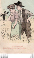 2V11Bv   Illustrateur AJ Coquine Comique épouvantail Champ De Blé "Nio Pais Metzo" - 1900-1949