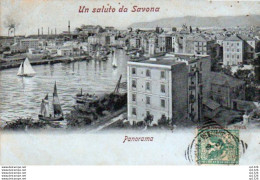 2V11Bv   Italie Un Saluto Da Savona Panorama - Savona