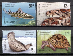 Romania 2020 Rumanía / Fishes Mammals Reptiles MNH Peces Mamíferos Säugetiere Reptilien Fische / Cu22110  27-23 - Other & Unclassified
