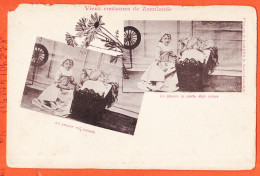 28114 / KOOG-ZAANDIJK Noord-Holland ZAANLANDE Vieux Costumes Poupée Bi-vues 1900s Photogr. BAKKER Jz Netherlands  - Zaanstreek