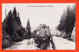 28145 / Peu Commun Environs PONTARLIER 25-Doubs La GAUFRE Route Aux Hopitaux 1910s Cliché SIMON Maiche 447 - Pontarlier