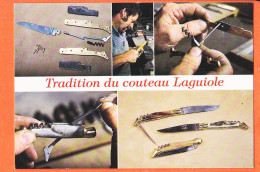28462 / LAGUIOLE 12-Aveyron Tradition Du Couteau Multivues Montage Artisanal Assemblage Rivetage 1994 DEBAISIEUX 12/22 - Laguiole