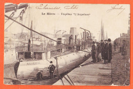 28101 / LE HAVRE (76) Torpilleur L'ARQUEBUSE Marine Militaire 1903 à Marius NARBEAU Place Saint-André Agde  VP N°20 - Hafen