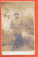 28337 / Carte-Photo ALBI 81-Tarn Poilu Tenue Combat 128e Régiment Infanterie Territoriale 128 RIT Guerre 1914 CpaWW1 - Albi