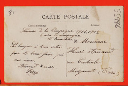 28344 / Carte-Photo De Léon à Henri ARNAUD Rue Centrale MAZAMET 81-Tarn Souvenir 6 Mois Campagne Tranchées 1914-1915  - Mazamet
