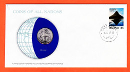 28312 / ICELAND 10 Kronur 1978 Islande FRANKLIN MINT Coins Nations Coin Ltd Edition Enveloppe Numismatique Numiscover - Iceland