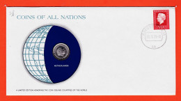 28313 / NETHERLANDS 25 Cent 1979 AMSTERDAM Coins Nations Coin Limited Edition Enveloppe Numismatique Numiscover - Jahressets & Polierte Platten