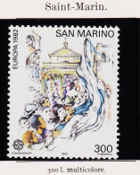 28233 / CEPT EUROPA 1982 SAN MARINO San-Marin 300 Lire Yvert-Tellier N° 1055 Michel N° 1249  ** MNH C.E.P.T - 1982