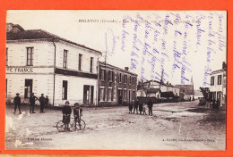 28431 / BIGANOS 33-Gironde Hotel FRANCE Bourg Route AUDENGE Rue Principale Vue Prise De Grande Place 1919 DANDO Blaye - Sonstige & Ohne Zuordnung