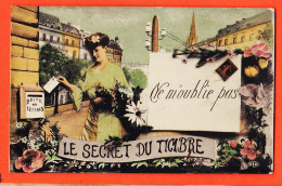 28051 / LE SECRET Du TIMBRE Ne M'OUBLIE PAS 1910 à Hermence CASENEUVE Rue Des Bausses Mazamet- E.L.D LE DELEY - Briefmarken (Abbildungen)