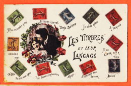 28055 / LES TIMBRES Et Leur LANGAGE 1909 à Henriette IMART Rue Fermat Castres - E.L.D LE DELEY - Sellos (representaciones)
