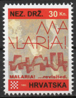 Malaria - Briefmarken Set Aus Kroatien, 16 Marken, 1993. Unabhängiger Staat Kroatien, NDH. - Croatia