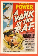 28093 / A YANK In The R.A.F (1941) Tyrone POWER Betty GRABLE PC-144 KOBAL Cinema Poster Art Postcard REPRODUCTION - Afiches En Tarjetas