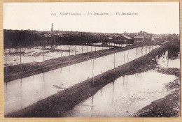 28018 / HAM Somme Les Inondations Inundations écrite Du BOURGET DRANCY 23-06-1917 CpaWW1 - Ham