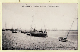 28000 / ♥️ ⭐ ◉ LE-CROTOY Somme Quai Vannes Bassin De CHASSE Voilier Pêche ESCLAVE-COULON DELON Petite Matelotte  - Le Crotoy