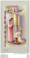 510Bf   Image Pieuse Souvenir Communion Solennelle église De Laragne (05) Marie Thérese Ramponi En 1955 - Religion &  Esoterik
