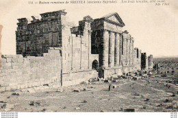 4V1FP   Tunisie Sbeitla Ex Sujetula Les 3 Temples Romains - Tunesië