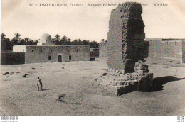 4V1FP   Tunisie Tozeur Djerid Mosquée El Kébir Et Ruines Romaines - Tunesien