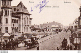 4V1FP   Roumanie Buzau Palatul Comunal Rathaus - Rumänien