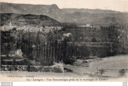 4V1FP  05 Laragne Vue Panoramique Prise De La Montagne De Chabre - Autres & Non Classés