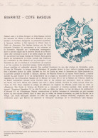 1976 FRANCE Document De La Poste Biarritz N° 1903 - Postdokumente