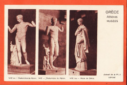 35905 / ♥️ ATHENES Grèce Ελλάδα ◉ Musées 1412 Bis-Diadumene MYRON 1410 Bis-Muse DELOS Extrait Pl. 5-Catalogue BOISSONNAS - Grèce