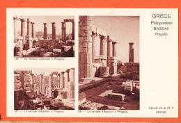 35889 / ♥️ BASSAE Grece Peloponese PHIGALIE ◉ Temple APOLLON Extrait De La Pl. 9 - Fred. BOISSONNAS Geneve - Grèce