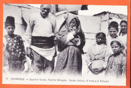 35800 / ♥️ SALONIQUE Grece ◉ Quartier VARDAR Famille Refugiée ◉ SALONICA District Family Refugees 1910s ◉ J.T Cie N° 17 - Grèce