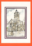 35723 / Peu Commun REALMONT 81-Tarn Eglise Illustration Yves DUCOURTIOUX DL AN 00 N°81150 - Realmont