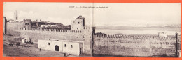 35866 / Double-Carte 3-4 RABAT Maroc La MEDERSA Vue Generale De SALE Enceinte Fortification 1910s BOUSSUGE Casablanca - Rabat