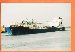 35763 / IMO 9200926 Crude Oil Tanker NAVION BRITANNIA (1) Ship Petrolier 11-2001 Photographie15x10 KODAK - Barche