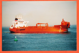 35782 / IMO ? Crude Oil Tanker BERGSHAV Ship Petrolier 10-1996 Photographie Véritable 15x10 KODAK  - Boats