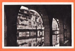 35712 / CASTRES 81-Tarn Vieilles Maisons Sur AGOUT Vue à Travers Arcades D'une Maison 1940s Photo-Bromure NARBO - Castres