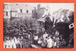 35658 / Rare Carte-Photo ROUEN (76) Cérémonie Religieuses Couvent Des URSULINES ? Archevêché Honneur Et Patrie 1920s - Rouen