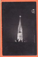 35670 / Carte-Photo ROUEN (76) Cathedrale Illumination Vue De Nuit 1910s - Rouen