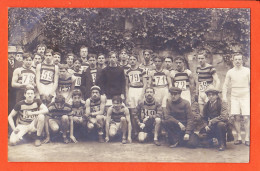 35688 / Carte-Photo FARGEIX 9bis Passage Thiéré PARIS XI Club Athléthisme C.A XIV Equipe Cross Course à Pied 1910s  - District 11