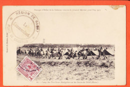 35865 / RABAT Camp Tirailleurs Sénégalais Dunes SALE Passage Colonne Général MOINIER Pour FEZ 1911 à Laurent JENNY - Rabat