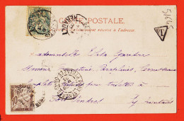 35819 / BEZIERS 34-Hérault Allées Paul RIQUET Théatre 1903 à Elisa GARIDOU Mercerie Port-Vendres STE-ANNE Coll. E.D.B - Beziers