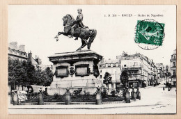 35644 / ROUEN 76-Seine Inférieure Statue De NAPOLEON 1910 De ARMANI à HERCOUET Hotel Riom Et Montagne Cantal E.D. N°203 - Rouen