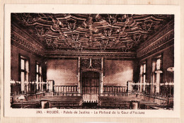 35632 / ( Etat Parfait ) ROUEN 76-Seine Maritime Palais De JUSTICE Plafond De La Cour D'ASSISES 1920s CIGOGNE N° 290 - Rouen