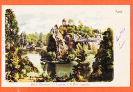35696 / PARIS XIXe Buttes CHAUMONT La LANTERNE Et Le PONT SUSPENDU 1900s Edition ST & Co à D 10095 - Distrito: 19