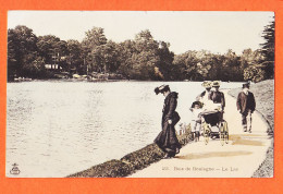 35697 / ⭐ ◉ PARIS XVI Bois De BOULOGNE Le Lac Promenade Poussette 1904 à COURTY Rue Baudin Montpellier ANCRE N°23 - District 16