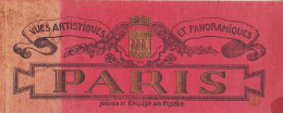 35689 / PARIS 1920 Album Complet De Vues Artistiques Et Panoramique  30x12 Cm Notices English French PAPEGHIN - Cartas Panorámicas