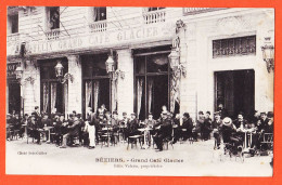 35812 / Peu Commun BEZIERS (34) FELIX GRAND CAFE GLACIER Propriétaire Felix VALETTE 1910s Cliché BOIS-GUILLOT - Beziers