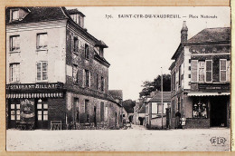 35981 / SAINT-CYR-du-VAUDREUIL St Eure Bazar COUFFIER Restaurant Billard Place Nationale 15.11.1908 à JORRE - Sonstige & Ohne Zuordnung
