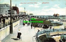 R587370 Sea Front And West Pier. Brighton. W. C. B. 1906 - Monde