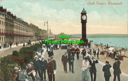 R587373 Clock Tower. Weymouth. 25110. Valentines Series. 1911 - Monde