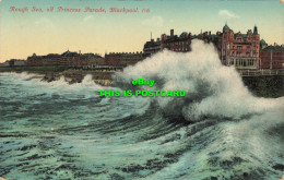 R587384 Rough Sea Off Princess Parade. Blackpool. 16. Corona Publishing Company. - Monde