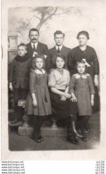 3V4Cha  Carte Photo Famille Andreux Montage Surréalisme Paysage En 1921 - Fotografie